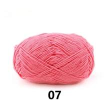 DUWEN 1.5mm Matte Chenille Yarn Doll Thread Handmade Crochet Knitted Material Thin Ice Stripe Thread