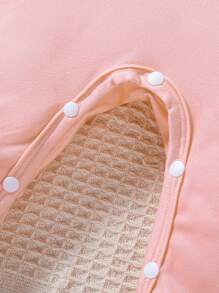 2pcs/Set Cute Cartoon Swan Print Footie Jumpsuit - Baby Pink - View 5