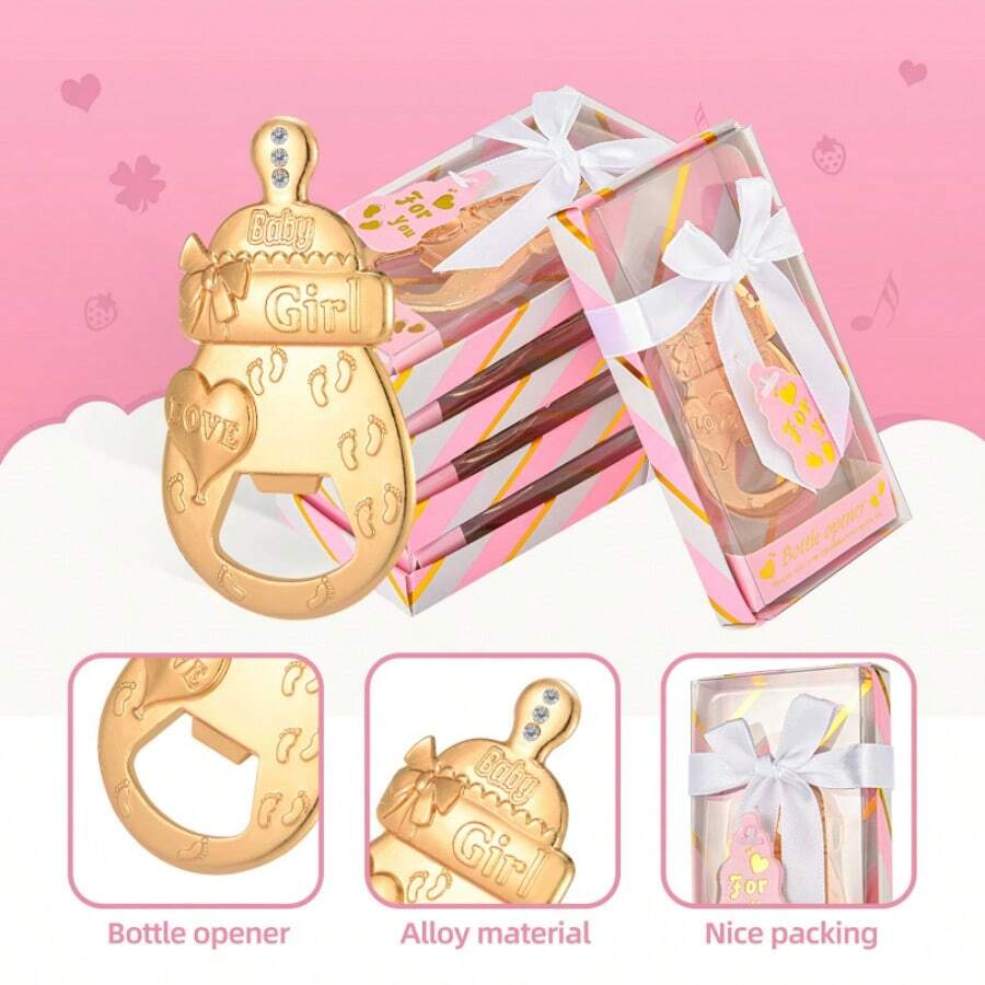 Baby Bottle Opener Welcome Baby Shower Gift Send Guest Gift Or Souvenir Wedding Gift - Multicolor - View 1