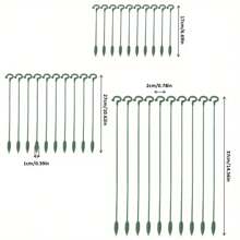 10pcs, Potted Plant Support Stand/Cauliflower Vine Climbing Stand/Balcony Creative Decoration Stand, Plant Fixing Pole Fixed Garden Flowers Plant Branches Fixing Material Glass Fiber Pole Bonsai Support Pole Flower Vine