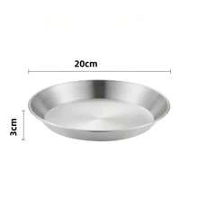 Reusable Round Stainless Steel Oil Filter Tray With Mesh Basket - Perfect For Frying & Grilling, Kitchen Strainer, Outdoor Camping BBQ Supplies, Easy To Clean, Uncharged And No Magnesium Rod/Flint