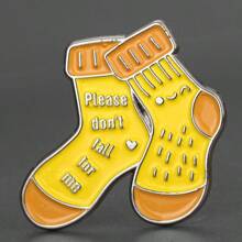 1pc Unique Zinc Alloy Creative Enamel Badge Brooch For Men And Women - Fashion Accessory Pin For Backpacks, Hats And Jackets - Perfect Birthday Gift For Friends And Family