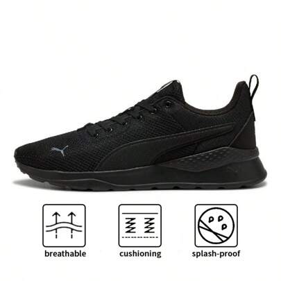 Puma Anzarun Lite Sneakers, Lightweight Shock-Absorbing Sports Shoes For Men & Women, Daily Fitness & Running, 371128-01
