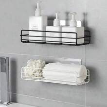 Toilet Storage Rack Bathroom Sh No-Drill Corner Sh Shower Wall Mounted Sh Bracket Bathroom Accessory Organizer Shampoo Back To School