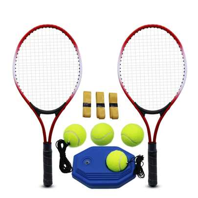 Magicorange 21 Inch Tennis Rackets 2 Players Recreational Tennis Racquet Set For Beginners And Professional With 4 Tennis Balls, 3 Overgrips, 1 Tennis Bag