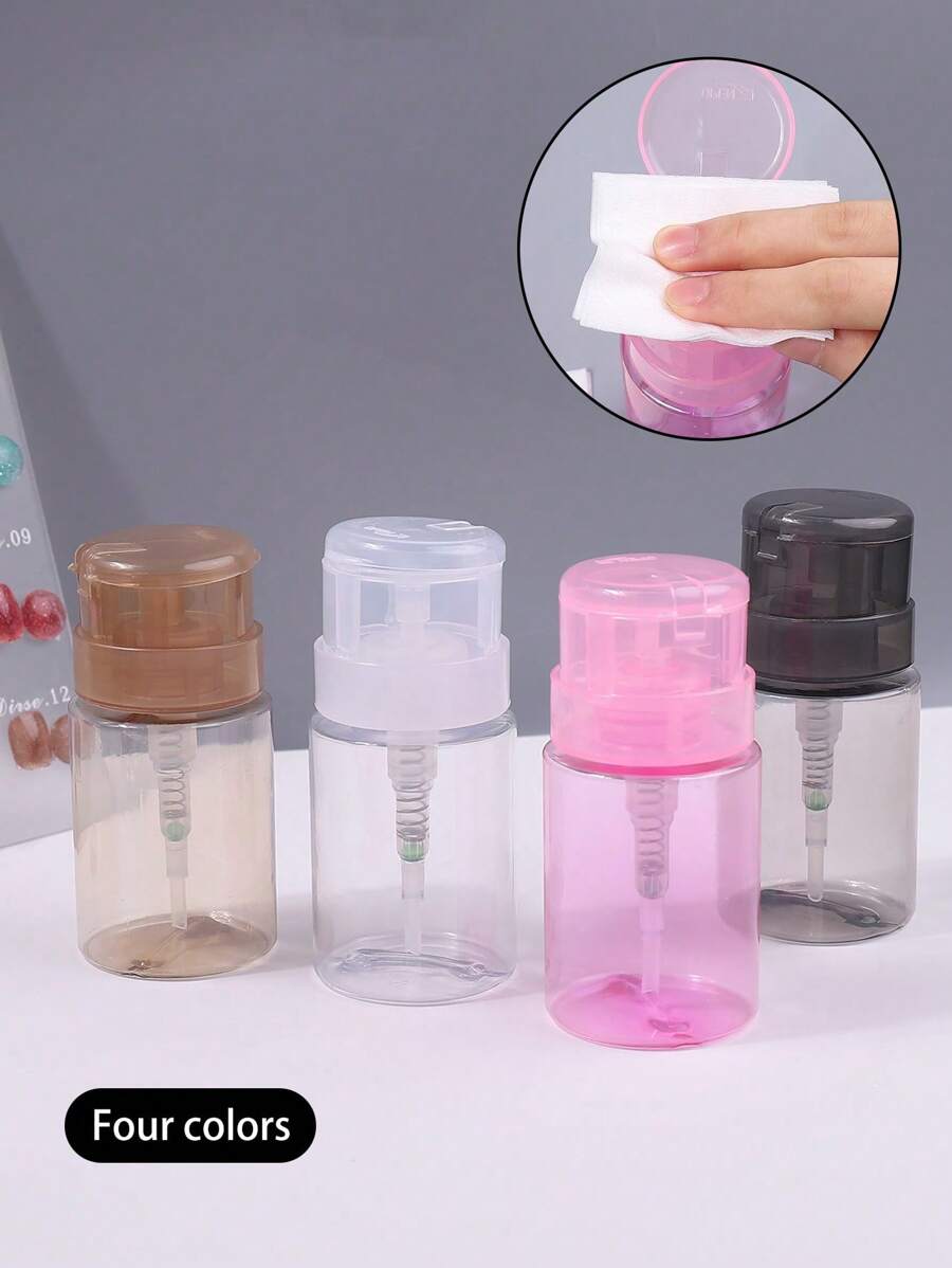 Nail Art Plastic Bottle, Nail Removal, Washing, Nail Water, Nail Art Anti Overflow, Pressing Bottle, Packaging, Makeup Remover, Empty Bottle
