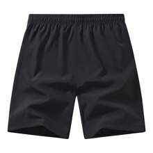 Pantalones cortos deportivos tipo novio de hombre con estampado de letra, pantalones cortos para gimnasio, pantalones cortos deportivos con cremallera y cordón en la cintura, para entrenamiento, correr, gimnasio en verano