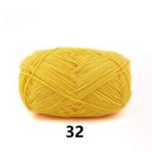 DUWEN 1.5mm Matte Chenille Yarn Doll Thread Handmade Crochet Knitted Material Thin Ice Stripe Thread