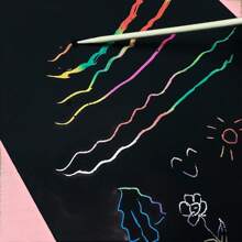 10pcs 20pcs 50pcs 100pcs DIY Scratch Paper Art Set Square Rainbow Magic Scratch Paper Drawing Card Notes For Children Party Supplies Home Decoration Black Scratch It Off Art Crafts Kits With Wooden Stylus For Teenager Halloween Christmas Birthday Gift Decorate Party Favor Game Project Kit Thank-You Card Handmade Relieve Stress