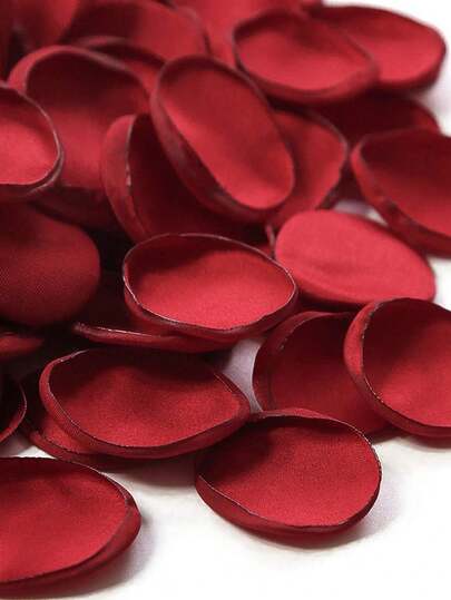 200pcs Rose Petals, Faux Silk Flower Petals For Wedding Flower Girl Basket White Aisle Scatter Dinner Table Centerpieces Party Confetti Bridal Shower Romantic Night Decoration