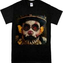 Killer Klowns From Outer Space Evil Clowns In Space Black Tall T-Shirt - 黑色 - 查看 1