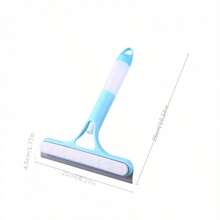 3-In-1 Multifunctional Glass Cleaning Tool With Sprayer, Polypropylene (PP) Plastic, Suitable For Bathroom, Kitchen, Living Room, Bedroom, Toilet - Efficient Mirror And Window Scraper