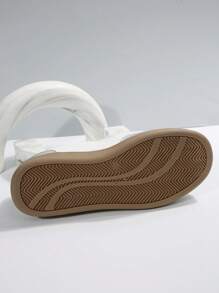 2025 Spring New Vintage Geometric Pattern Casual Sports Sneakers. Lightweight Minimalist Casual Versatile Sports Shoes For Women And Students. Non-Slip Breathable Athletic Shoes - Grey - View 8