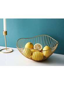 Giỏ đựng trái cây và đồ ăn nhẹ bằng kim loại đa chức năng - Hoàn hảo cho nhà bếp, phòng ăn và trang trí nhà cửa - Nhiều màu - Xem 6