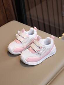 Infant Rabbit Print Casual Athletic Shoes - Pink - View 2