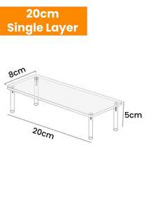 1 peça de suporte de acrílico para exposição, organizador de perfumes de 3 camadas e suporte multifuncional para cupcakes para exibição de personagens, suporte para sobremesas de festa, uso decorativo e de armazenamento DIA DOS NAMORADOS, casamento dos namorados, aniversário