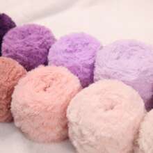 1pc 100g Crochet Yarn Woollen Yarn Thick Wool Imitation Mink Wool Fancy Yarn Thick Wool Hand Woven Yarn Soft Yarn DIY Crochet Knitting Yarn For Clothes, Hats, Scarves, Blanket Comfortable Fluffy Fur Yarn, Fuzzy Yarn Handmade Crochet Lover, Mother's Day Gifts, Birthday Decorations