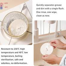 1/2/6pcs Macaron Colored Silicone Cup Lid - Heat-Resistant, Dustproof, Food Safe Circular Lid, Suitable For Tea And Water Cups, Very Suitable For Household Use