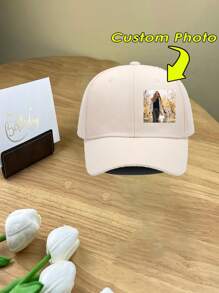 [Customizable] 1 Customizable Printed Photo, Logo, Text Baseball Cap, Trucker Hat, Unisex Design, Suitable For Parties, Holidays, Anniversaries, Collections, Durable, Cute, Vivid Colors, Y2K, Fashion, Unisex, Casual, Customized, Personalized, Unique, Ideal Gift For Him - Multicolor - View 6