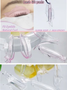 PERMANIA 5 Pairs Fish Shape Lash Lift Pads,Soft, High Plasticity,Self-Adhesive, No Glue Required,Suitable For Salon And Diy's Lash Perming Pads,Fast Upper Hand ,Easy To Clean And Reusable,Suitable For Most Lengths Of Eyelashes