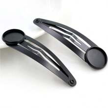 12pcs Fit 12mm Cabochon Hairpin Blank Base Setting DIY Hairpins Hair Clips Jewelry Making Accessories Findings