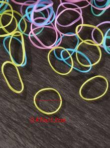 2000/4000 peças de elásticos de cabelo femininos de 0,47 polegadas para laços de cabelo, pequenos mini elásticos, grandes prendedores de rabo de cavalo para tranças, cordas de cabelo, acessórios de cabelo para uso diário, elásticos de cabelo