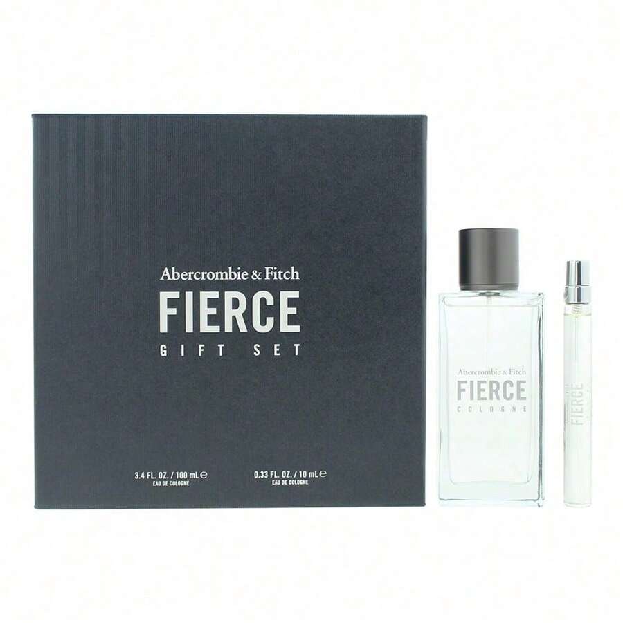Abercrombie & Fitch Fierce Eau De Cologne 100ml + 10ml Gift Set - Woody Aromatic - View 1