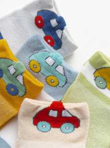 5 Pairs Of Breathable Short Socks For Children Aged 1-16 In Spring And Summer, Cute Baby Socks For Boys And Girls, Student