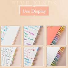 150 stuks/set multi-color label index sticker set, accent label sticker, creatieve multifunctionele index en classificatie, dik papier