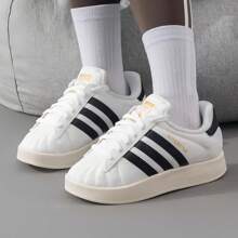 Adidas SUPERSTAR HOME Classic Trefoil Black & White Canvas Sneakers