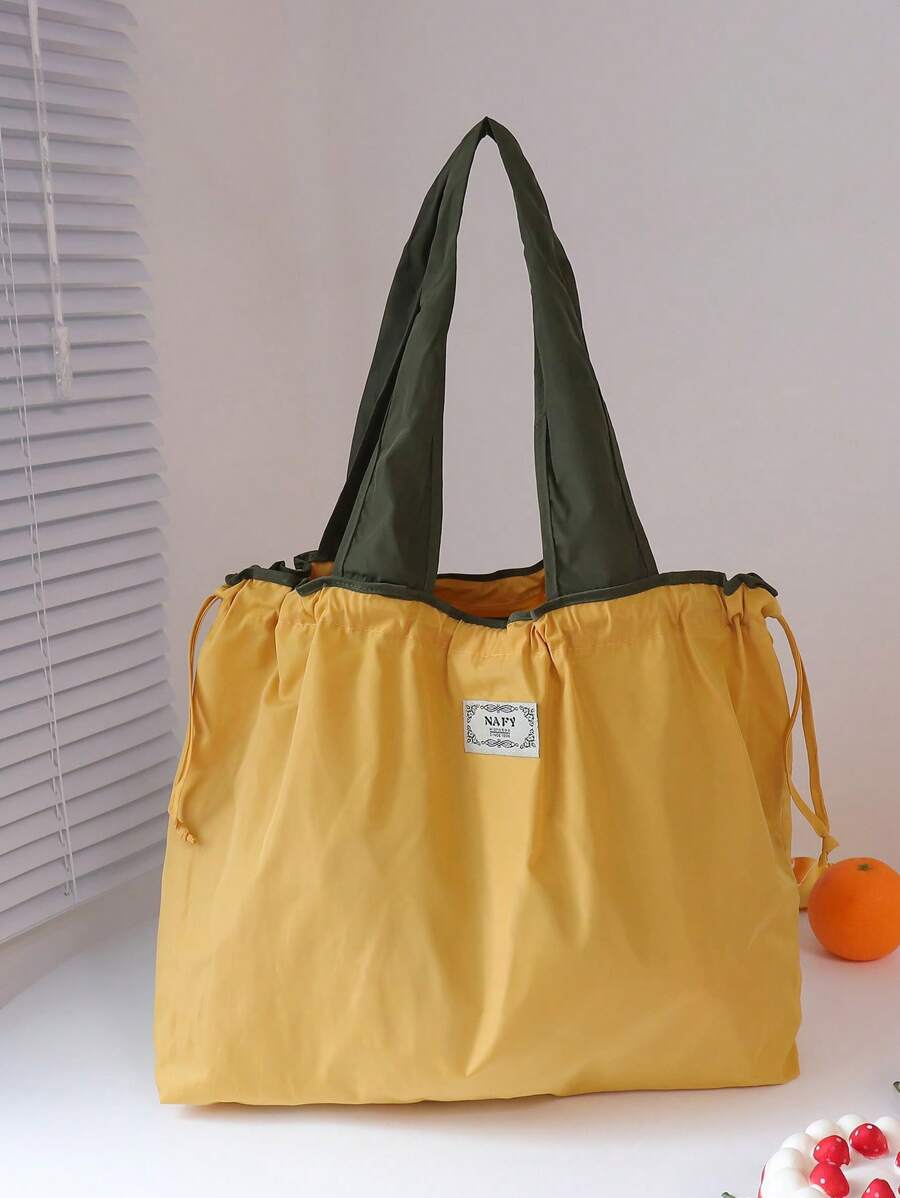 Bolso de viaje/de compras plegable de gran capacidad y estilo de moda