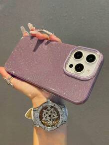 亮片 1 件奢华闪亮兼容 14/13/12/11 Pro Max 柔软 TPU 防震保护手机壳，送给女朋友/男朋友的生日礼物