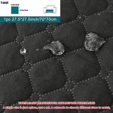 1 件宠物沙发套毯，防水宠物沙发保护套，适用于 1-4 座家具沙发，超声波沙发垫 - 黑色 - 查看 13