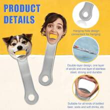 Custom Bottle Opener Personalized Bottle Opener Picture Face Beer Bottle Opener Funny For Adults Kitchen Restaurant Bar Party Wedding Decorate Gifts, Gift For Father