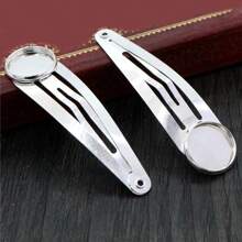 12pcs Fit 12mm Cabochon Hairpin Blank Base Setting DIY Hairpins Hair Clips Jewelry Making Accessories Findings