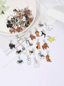 1 Metal Fashion Hot Pet Key Chain Dog Pendant Animal Enamel Keychain Women Bag Jewellery Girlfriend Gift Car Accessories Bag Charm School Cartoon Animal Cute Goth Y2k Bag Accessories Lanyards With Id Holder Car Accessories Bag Charms Christmas Car Accessories Teacher Sister Gift Ideas - Multicolor - View 1