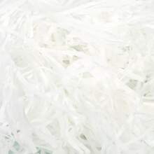 Caja de regalo de 100g rellena con papel rafia natural triturado a rayas, material para forrar y decorar cajas de caramelos - Multicolor - Ver 9