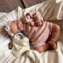 Lifelike Reborn Baby Dolls Girl 20 Inch Baby Soft Body Newborn That Look Real Life Baby Dolls Realistic Reborn Doll Eyes Closed Girl Gift For Kids