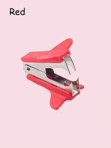 1 件便携式起钉器，马卡龙色，适合办公室使用，返校，返校，学校用品