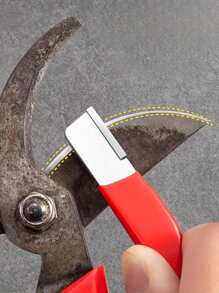 刀具磨刀器专业厨房磨刀石钨钢钻石陶瓷磨刀工具花园剪刀磨刀石，多功能工具，适用于磨砺各种刀片 - 彩色 - 查看 3