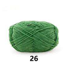 DUWEN 1.5mm Matte Chenille Yarn Doll Thread Handmade Crochet Knitted Material Thin Ice Stripe Thread