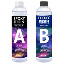 1000ml/34oz Transparent Epoxy Resin Kit, 1:1 AB Epoxy Resin Glue, High Viscosity Sealant, Crystal Clear Hardener, Suitable For DIY Jewelry Making, Coating, Wood, Resin Molds, Ideal For Crafters And Beginners. - Multiple Specifications - View 16