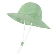 婴儿遮阳帽，幼儿男女童渔夫帽，夏季防晒沙滩帽 - 純色大沿太陽帽 - 查看 32