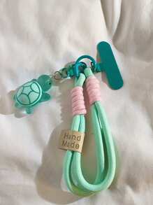 Cordón para el teléfono con colgante de tortuga marina - Muñequera universal hecha a mano para teléfono, cámara, llaves - Accesorio llavero con colgante de tortuga marina linda - Regalos con envoltorios de múltiples colores para madre, familia, amigos, cumpleaños, días festivos, accesorio para teléfono
