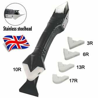 5 In 1 Silicone Sealant Remover Tool Kit Set Scraper Caulking Mould Removal DIY
