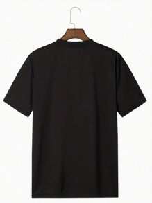 Camiseta cómoda y suave con estampado que muestra a un niño rubio sonriendo con los dientes, camisetas para hombres, camiseta de manga corta casual (Camiseta Payeah de algodón pesado de 220g)