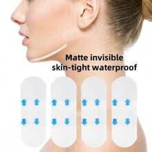 20Pcs Face Lift Tapes Invisible Face Lift Sticker Wrinkle Removal Stickers Tighten Chin Fade Fine Lines Shape V-Shaped - Multicolor - View 1