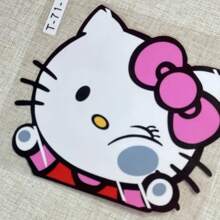 1 件 Hello Kitty By Sanrio 汽车贴花贴纸 - PVC 卡通猫玻璃和车身贴纸 - 彩色 - 查看 6