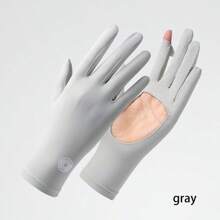 1 Pair Summer UV Protection Lace Fingerless Gloves For Women,Breathable Outdoor Driving Cycling Touchscreen Gloves - Multicolor - View 10