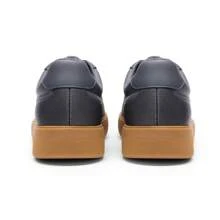 Men's Classic Textured Lace-Up Fashion Sneakers With Cushioned Support  Business Casual Shoes - Grey - View 11